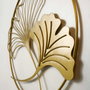 Wallity Ginkgo Leaf Metal Wall Art - APT620 Dorado